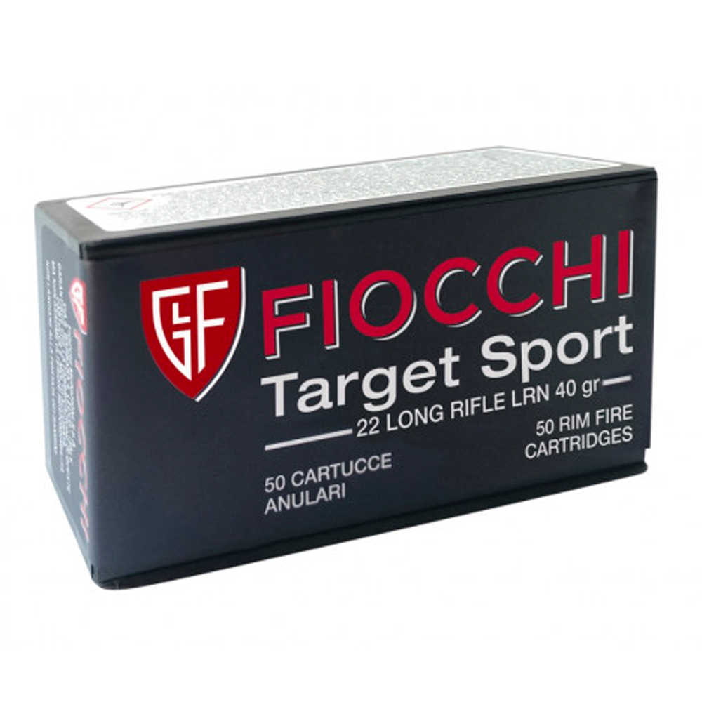 Cartucho Fiocchi .22LR Target Sport Cx.50un