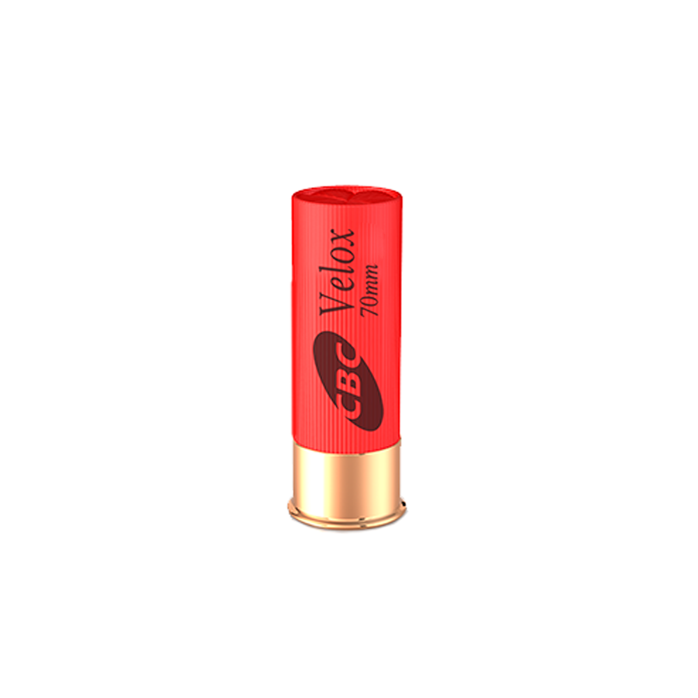 Cartucho CBC .12GA [70mm] Super Velox CH-5 AEL Cx.25un