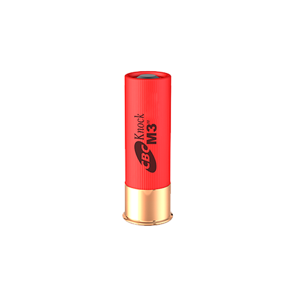Cartucho CBC .12GA [76,2mm] Balote Knock M3″ Cx.10un